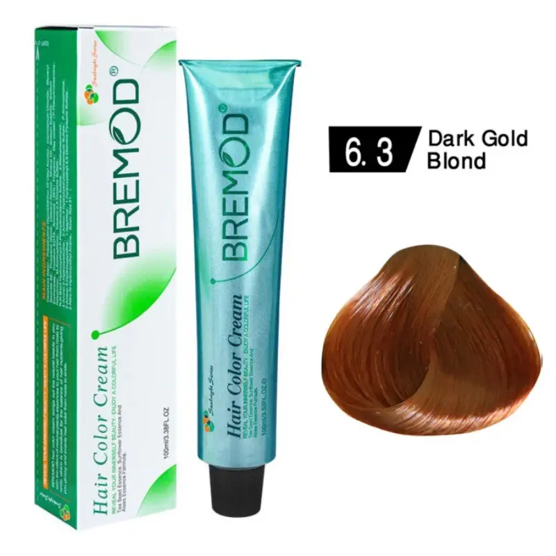 Bremod Hair Color Cream 6.3 Professional – Natural Rich Hair Color