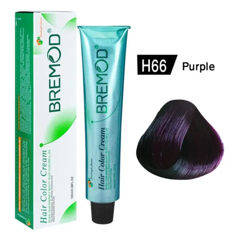 Bremod Hair Color Cream H66 Professional long lasting salon hair color