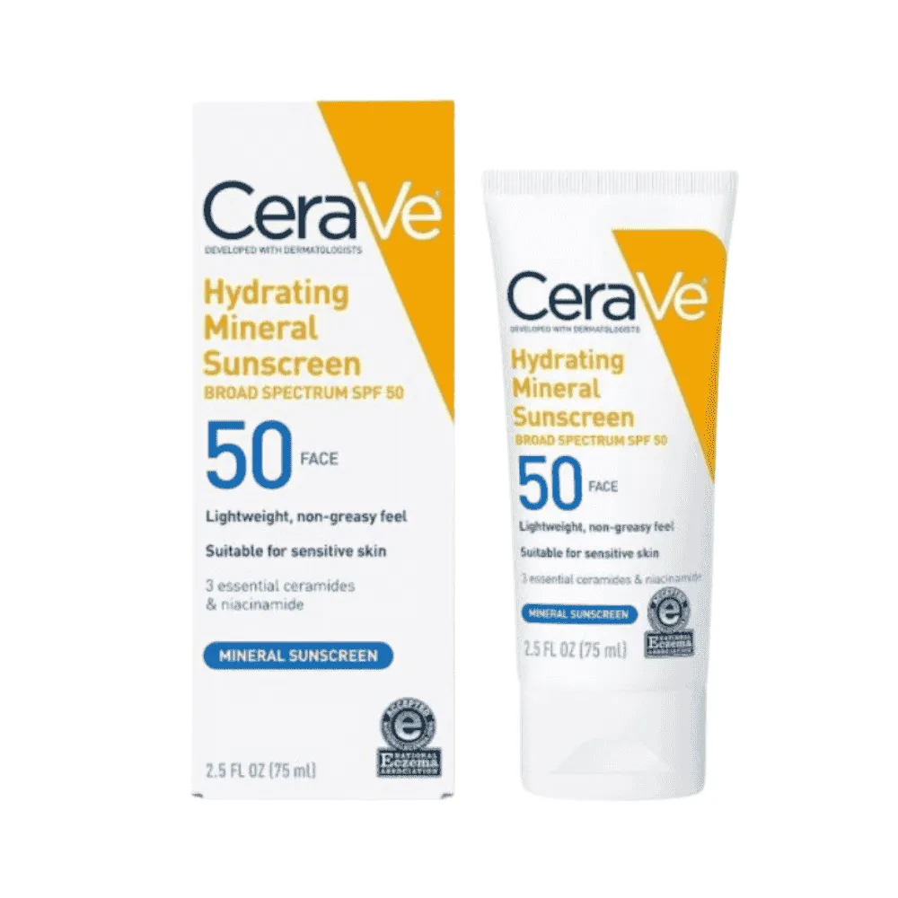 CeraVe 100 Percent Mineral Sunscreen SPF 50 face sunscreen Pakistan sensitive skin protection