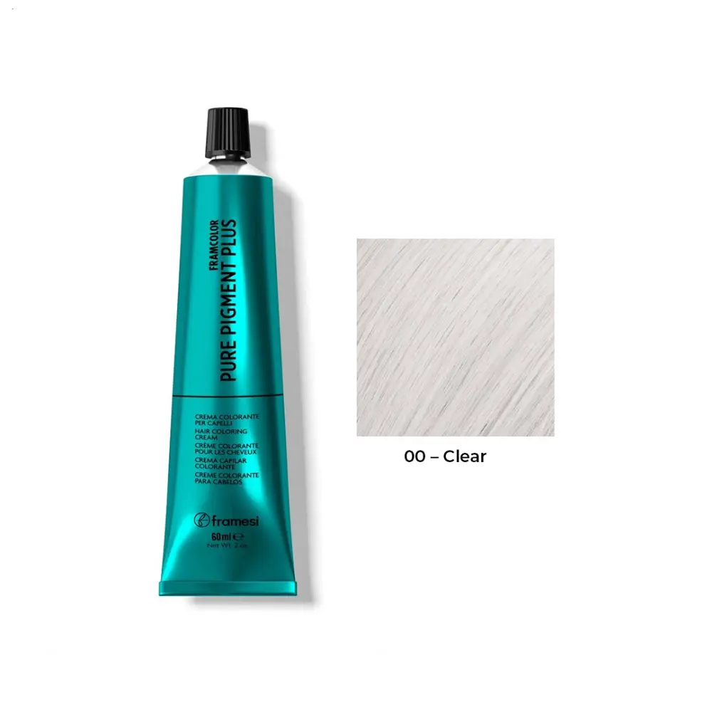 Framesi Pure Pigment Plus 00 Clear hair color gloss enhancer Pakistan