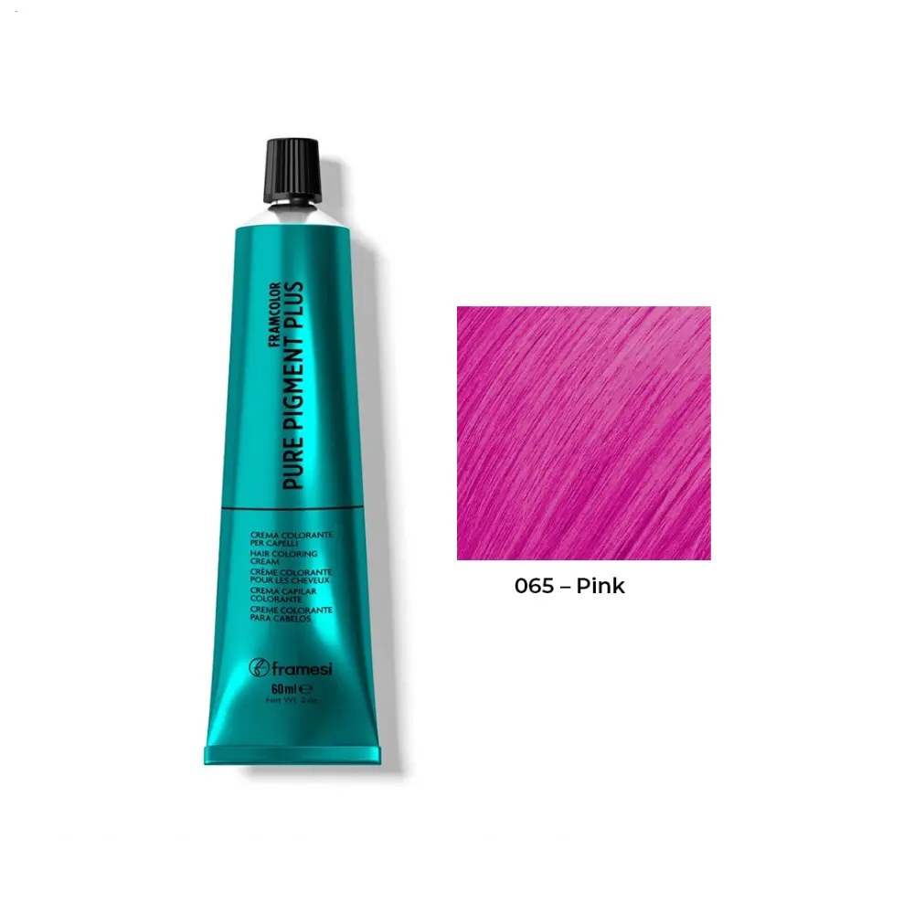 Framesi Pure Pigment Plus 065 Pink hair color Pakistan vibrant pink shade