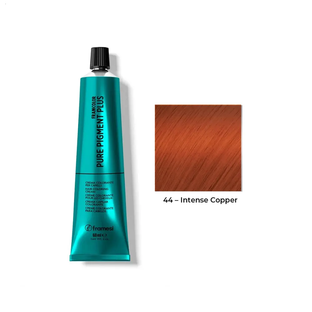 Framesi Pure Pigment Plus 44 Intense Copper hair color Pakistan vibrant warm shade