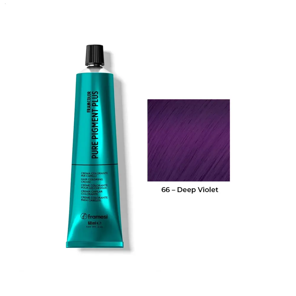 Framesi Pure Pigment Plus 66 Deep Violet hair color Pakistan rich violet shade