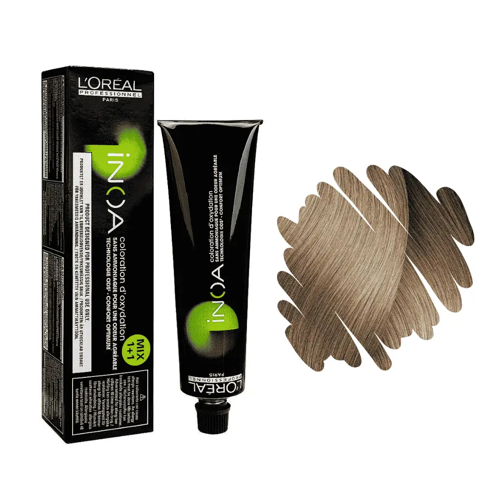 Loreal INOA 10.12 Lightest Ash Iridescent Blonde hair color Pakistan ammonia free long lasting