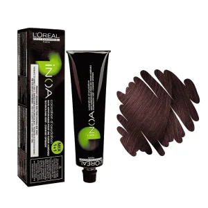 Loreal INOA 5.26 Light Iridescent Red Brown hair color Pakistan ammonia free long lasting