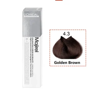 L’Oréal Professionnel Majirel 4.3 Golden Brown 60ml permanent hair color