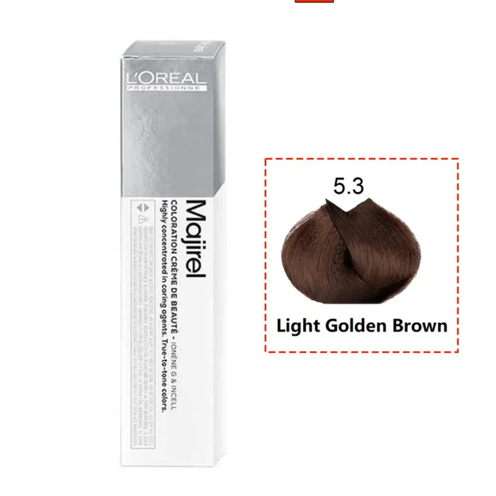 L’Oréal Professionnel Majirel 5.3 Light Golden Brown 60ml permanent hair color