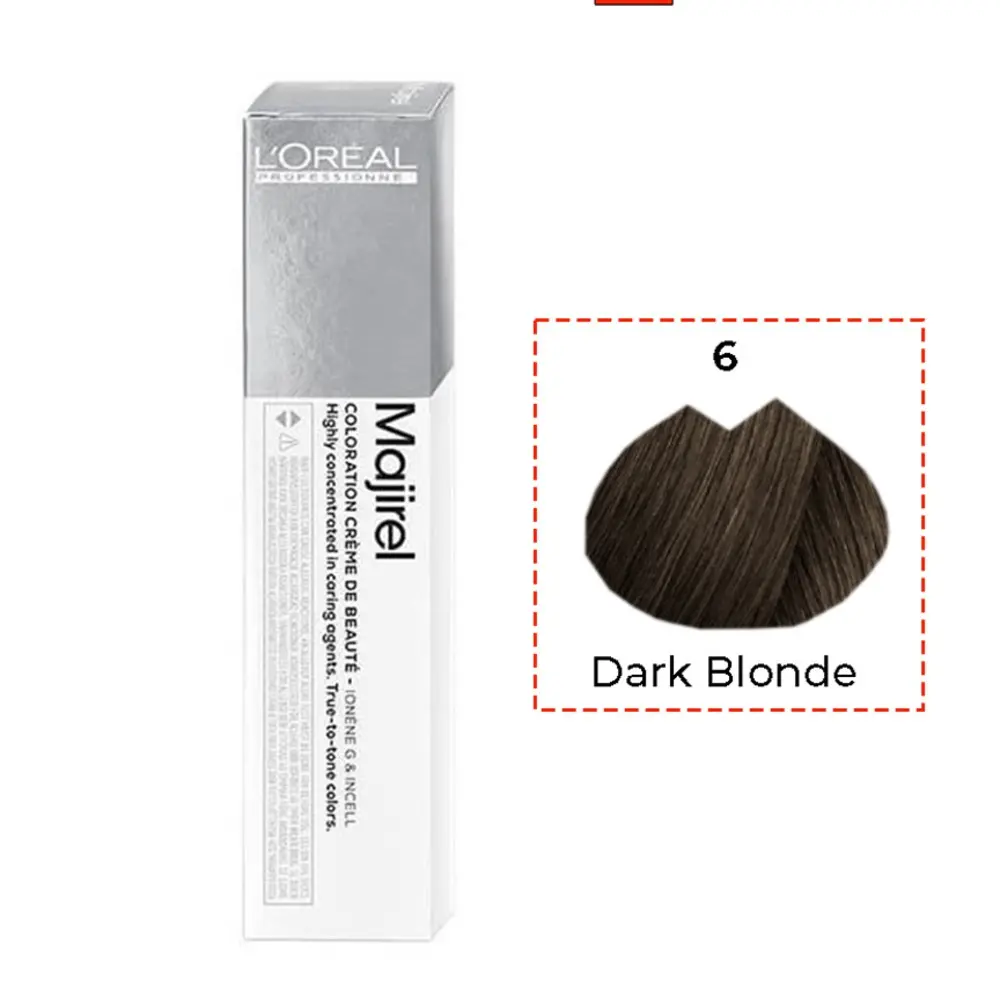 L’Oréal Professionnel Majirel 6 Dark Blonde 60ml permanent hair color
