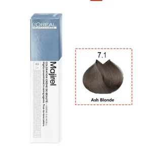 L’Oréal Professionnel Majirel 7.1 Ash Blonde 60ml permanent hair color