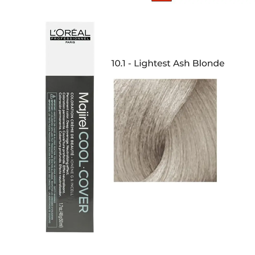 L’Oréal Professionnel Majirel Cool Cover 10.1 Lightest Ash Blonde 60ml – Long-Lasting Salon Hair Color Pakistan