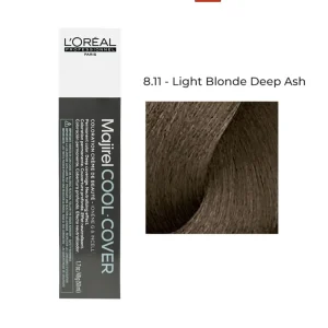 L’Oréal Professionnel Majirel Cool Cover 8.11 Light Blonde Deep Ash 60ml – Long-Lasting Salon Hair Color Pakistan