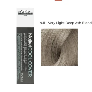 L’Oréal Professionnel Majirel Cool Cover 9.11 Very Light Deep Ash Blonde 60ml – Long-Lasting Salon Hair Color Pakistan