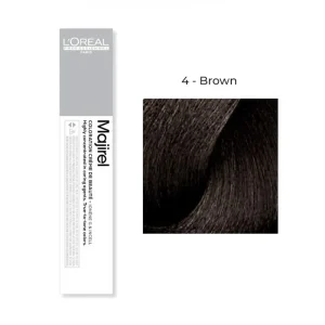 L’Oréal Professionnel Majirel Hair Color 4 Brown 60ml – Long-Lasting Salon Hair Color Pakistan