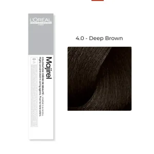 L’Oréal Professionnel Majirel Hair Color 4.0 Deep Brown 60ml – Long-Lasting Salon Hair Color Pakistan