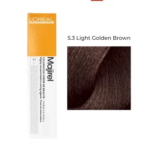 L’Oréal Professionnel Majirel Hair Color 5.3 Light Golden Brown 60ml – Long-Lasting Salon Hair Color Pakistan