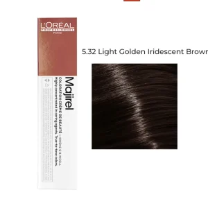 L’Oréal Professionnel Majirel Hair Color 5.32 Light Golden Iridescent Brown 60ml – Long-Lasting Salon Hair Color Pakistan