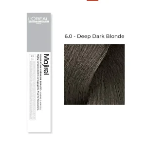 L’Oréal Professionnel Majirel Hair Color 6.0 Deep Dark Blonde 60ml permanent salon hair dye with gray coverage in Pakistan