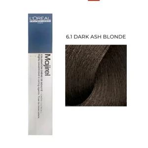 L’Oréal Professionnel Majirel Hair Color 6.1 Dark Ash Blonde 60ml permanent salon hair dye anti brass in Pakistan