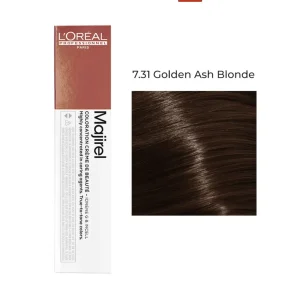 L’Oréal Professionnel Majirel Hair Color 7.31 Golden Ash Blonde 60ml – Permanent Salon Hair Dye with Gray Coverage Pakistan