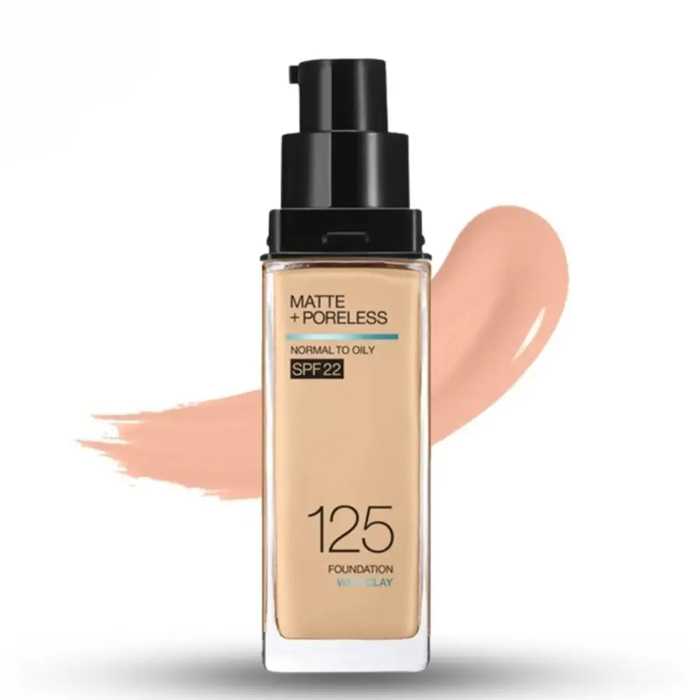 Maybelline Fit Me Foundation 125 Nude Beige Pakistan matte finish