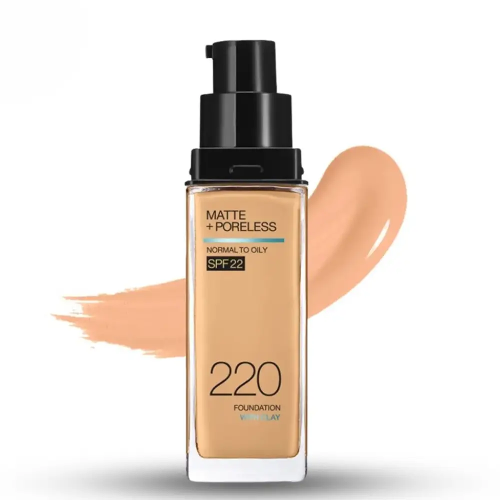 Maybelline Fit Me Foundation 220 Natural Beige Pakistan matte coverage