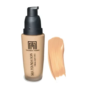 Musarrat Misbah Almond Foundation Pakistan long-lasting smooth coverage