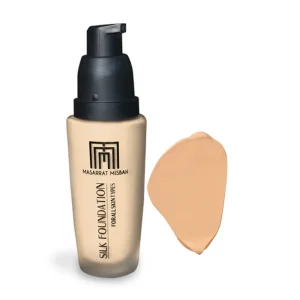 Musarrat Misbah Beige Foundation Pakistan long-lasting smooth coverage