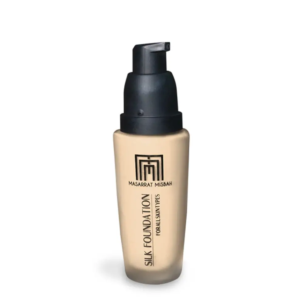 Musarrat Misbah Natural Warmth Foundation Pakistan long-lasting smooth coverage